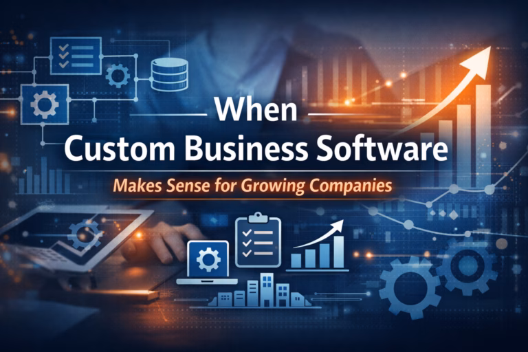When Custom Business Software Makes Sense for Growing Companies